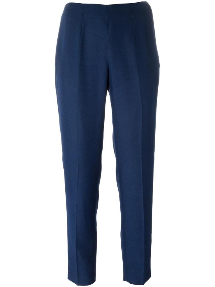 Emilio Pucci Vintage High-waisted Trousers - Blue
