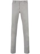 Jacob Cohen Slim-fit Trousers, Men's, Size: 36, Grey, Cotton/spandex/elastane