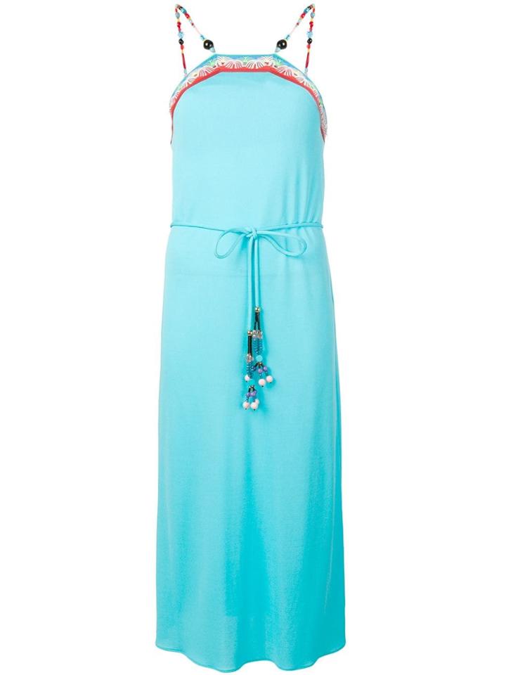 Emilio Pucci Embellished Day Dress - Blue