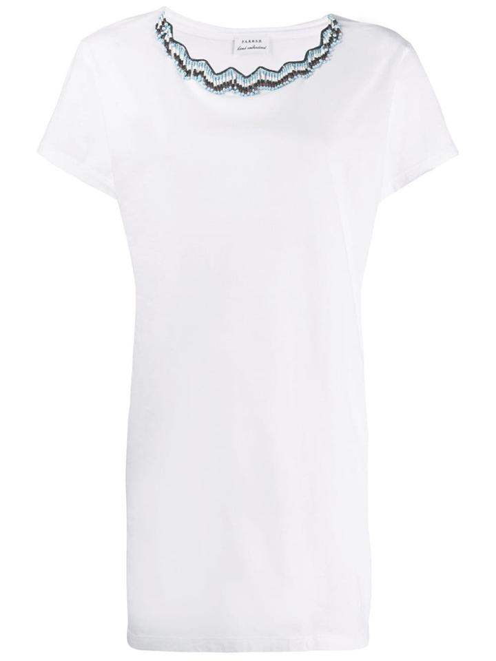 P.a.r.o.s.h. Bead Detail Top - White