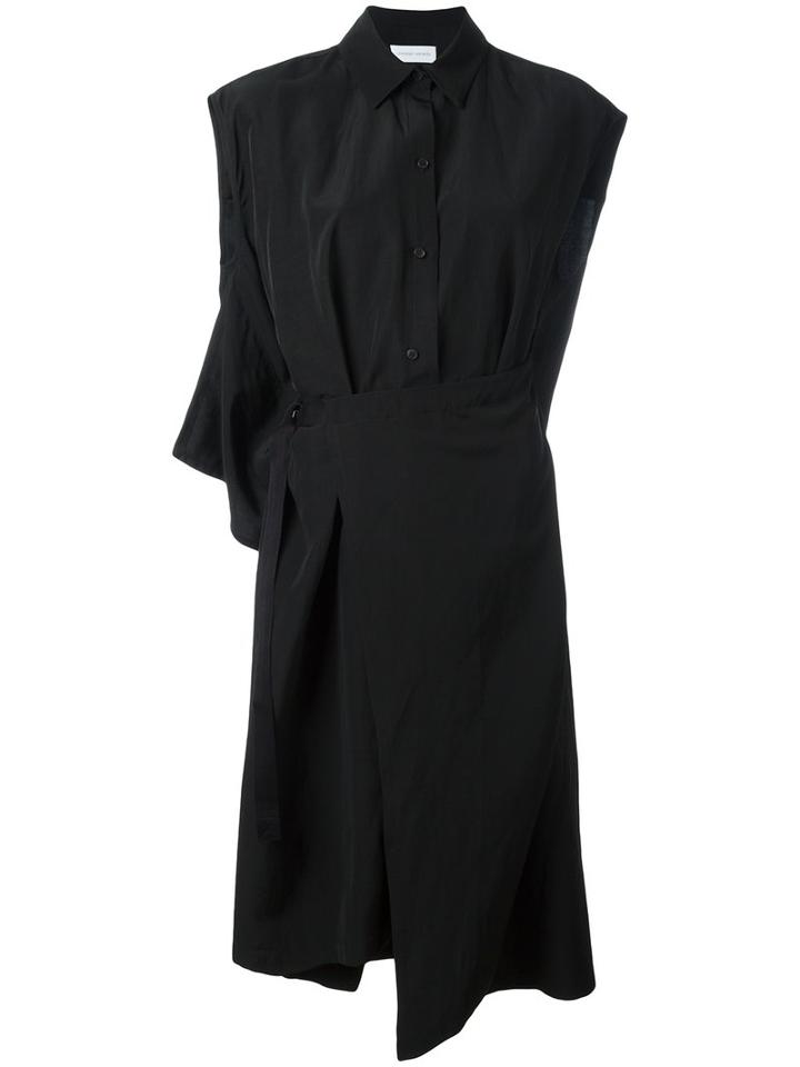 Christian Wijnants - 'donte' Dress - Women - Linen/flax/viscose - 38, Women's, Black, Linen/flax/viscose