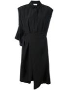 Christian Wijnants - 'donte' Dress - Women - Linen/flax/viscose - 38, Women's, Black, Linen/flax/viscose