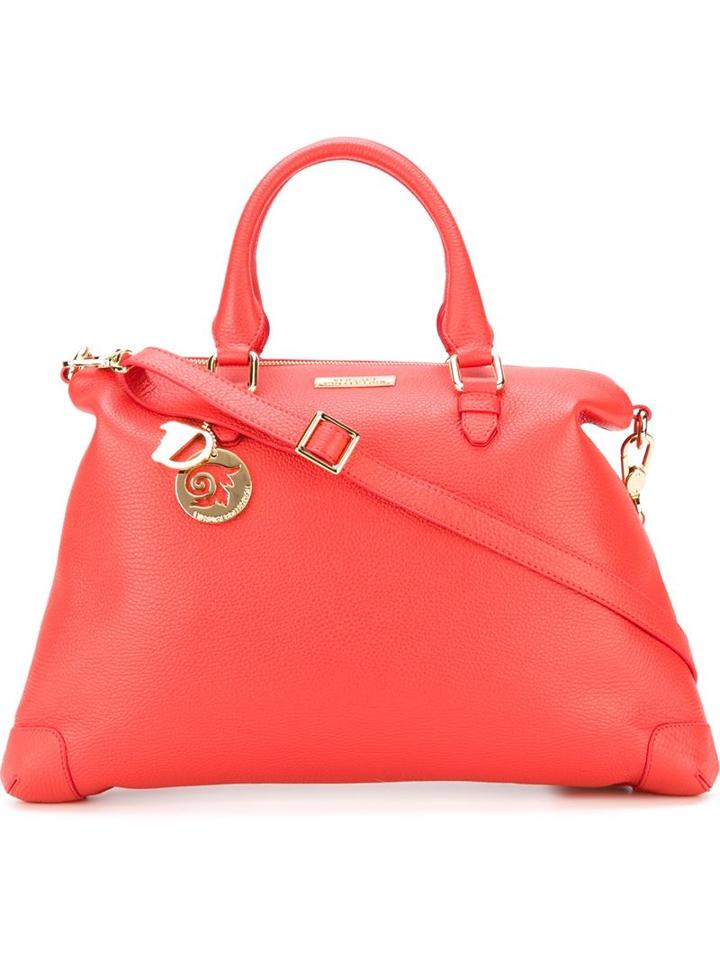 Versace Collection Logo Plaque Tote