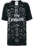 Koché Crystal Embellished Branded T-shirt - Black