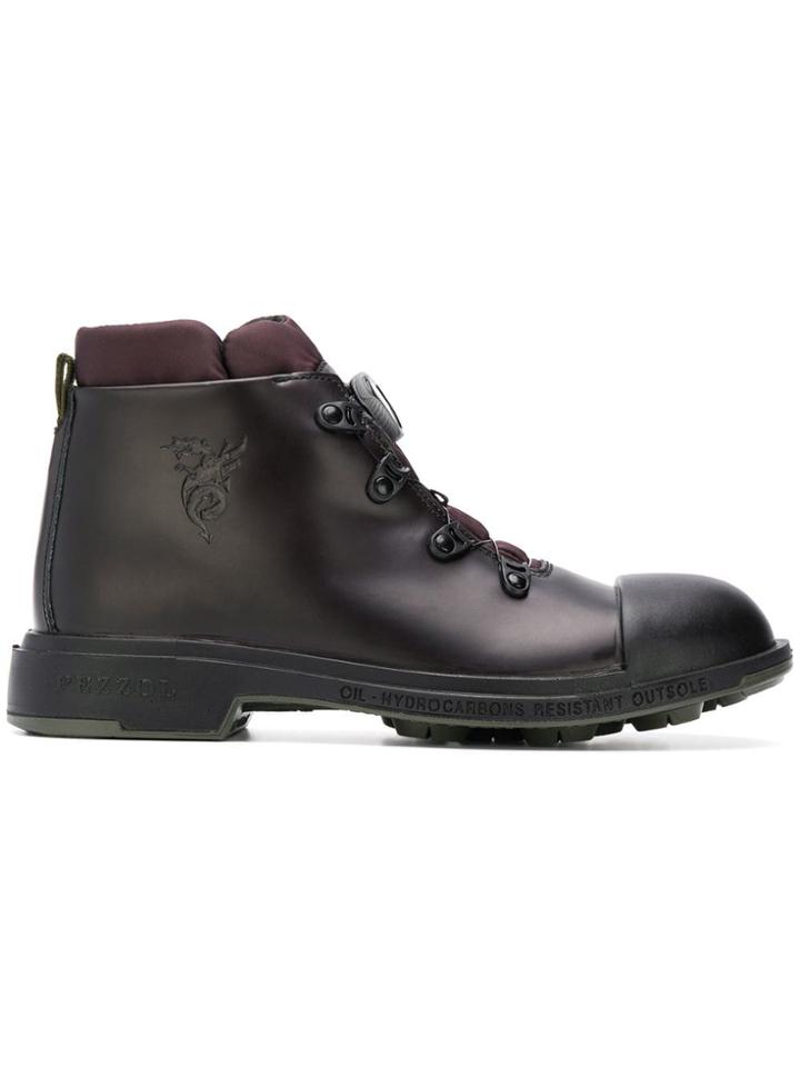 Pezzol 1951 Boa Boots - Pink & Purple
