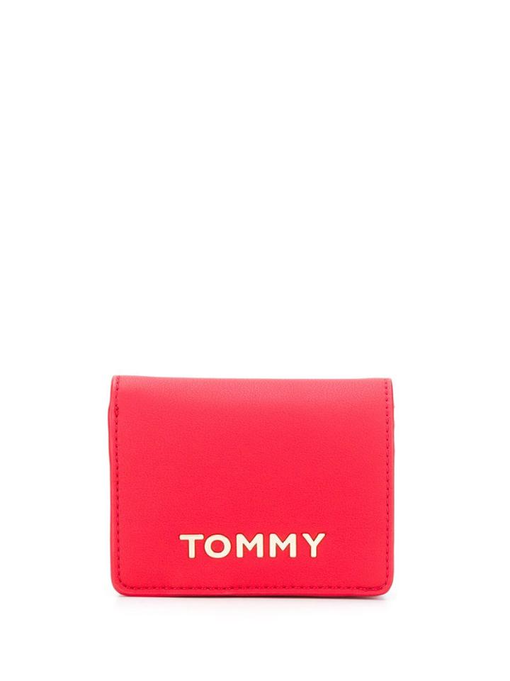 Tommy Hilfiger Stitched Detail Coin Purse - Red