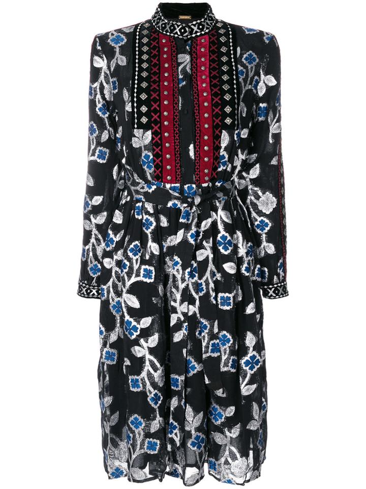 Dodo Bar Or Floral Print Dress - Black