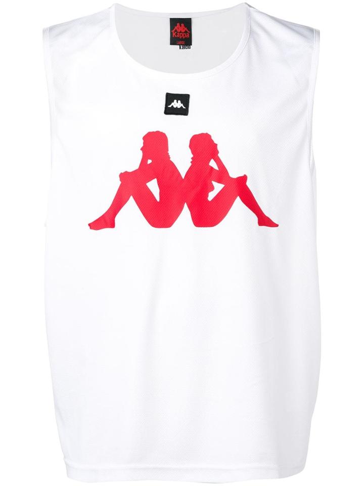 Kappa Logo Tank Top - White