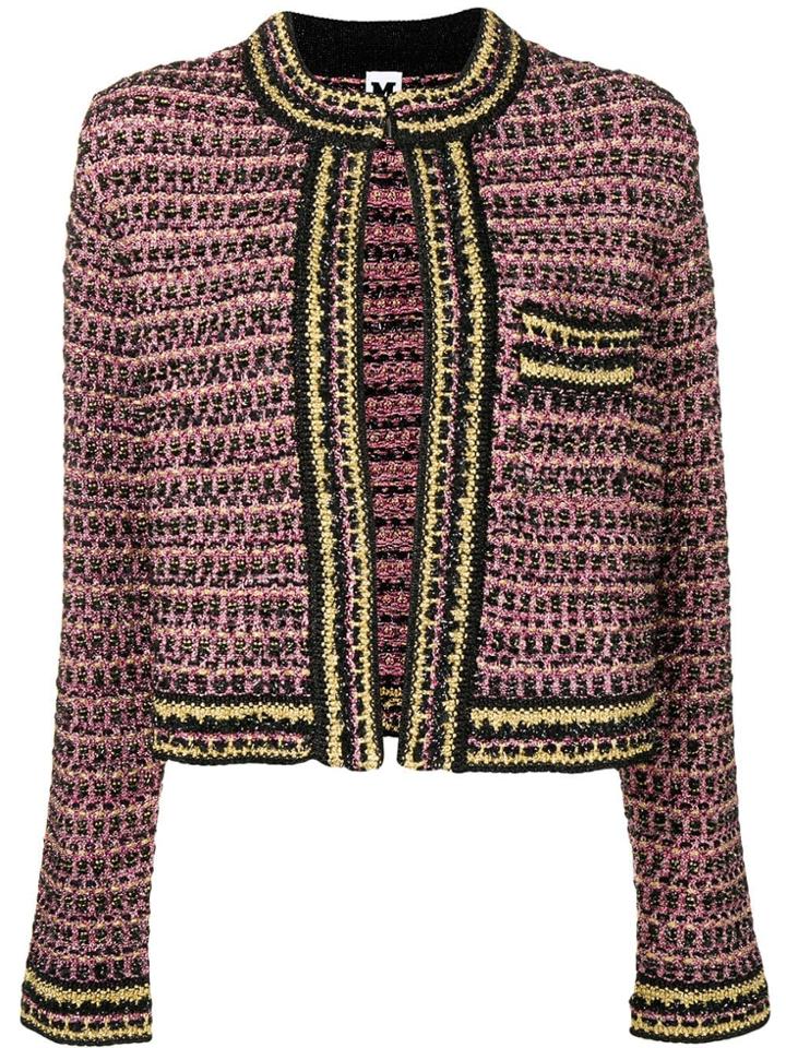 Missoni Classic Tweed Jacket - Purple