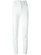 Dsquared2 Twiggy High Waisted Jeans, Women's, Size: 38, White, Spandex/elastane/cotton