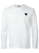 Comme Des Garcons Play Logo Patch Longsleeved T-shirt