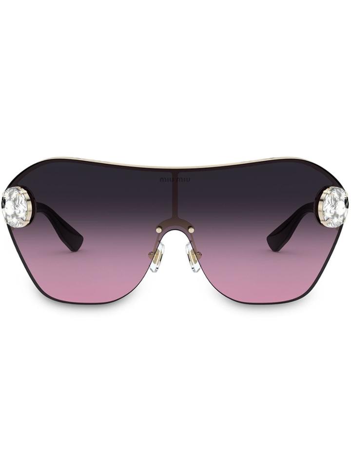 Miu Miu Enchant Sunglasses - Pink