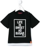 Sugarman Kids Black Sugar Print T-shirt, Boy's, Size: 7 Yrs
