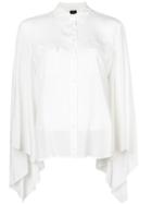 Pinko Asymmetric Sleeves Shirt - White