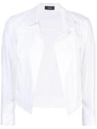 Theory Cropped Jacket - White
