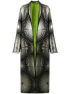 Haider Ackermann Metallic Print Duster Coat - Black