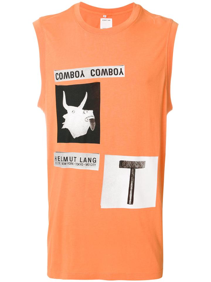 Helmut Lang Helmut Lang X Travis Scott Cowboy Collage Print Tank -