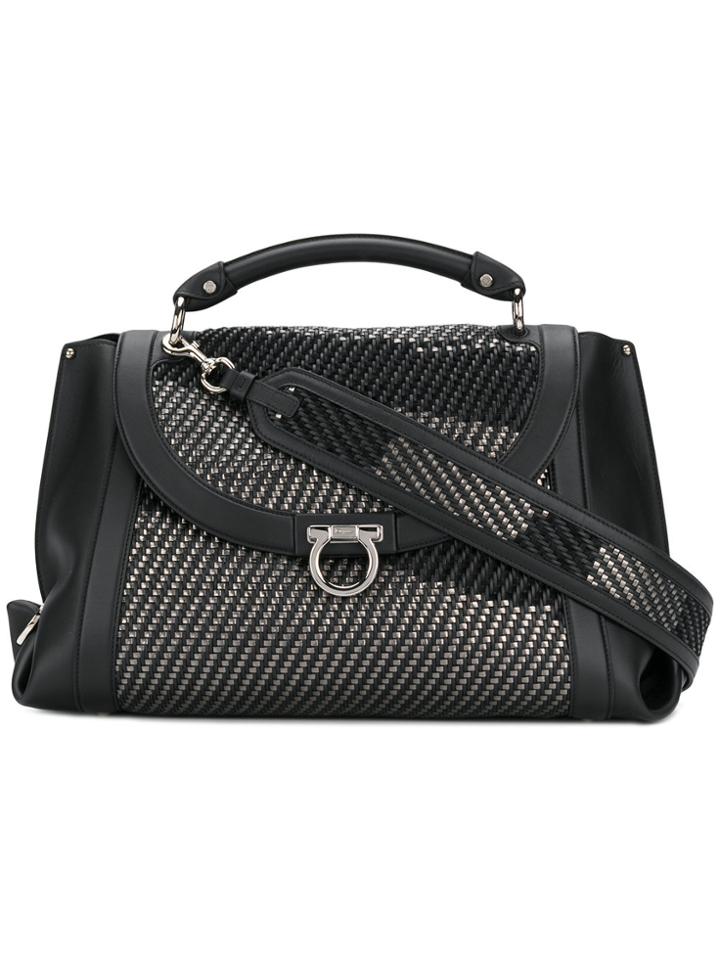 Salvatore Ferragamo Soft Sofia Shoulder Bag - Black