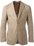 Boglioli Front Pocket Blazer, Men's, Size: 52, Nude/neutrals, Cotton/nylon/virgin Wool