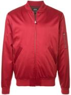 A.p.c. Zipped Bomber Jacket - Red