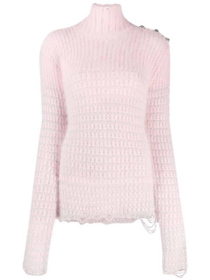 Balmain High-neck Jumper - Pink