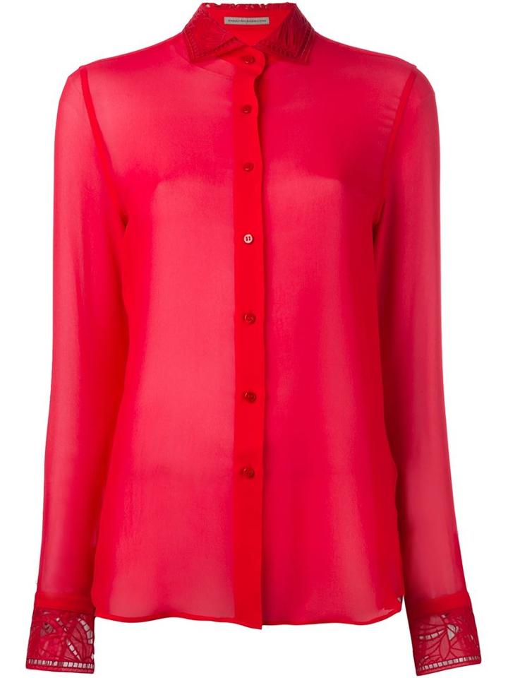 Ermanno Scervino Sheer Blouse