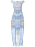 Peter Pilotto Off The Shoulder Evening Dress