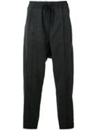 Abasi Rosborough Dropped Crotch Track Pants - Grey