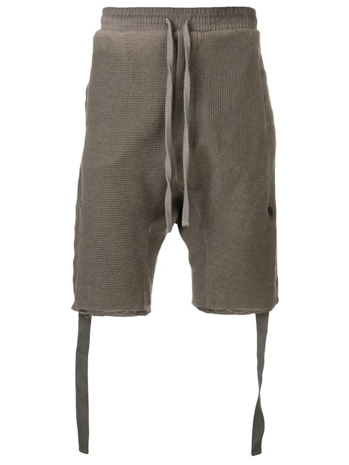 Thom Krom Waffle-knit Shorts - Neutrals