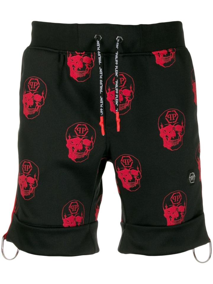 Philipp Plein Skull Shorts - Black