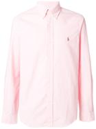 Ralph Lauren Logo Slim-fit Shirt - Pink & Purple