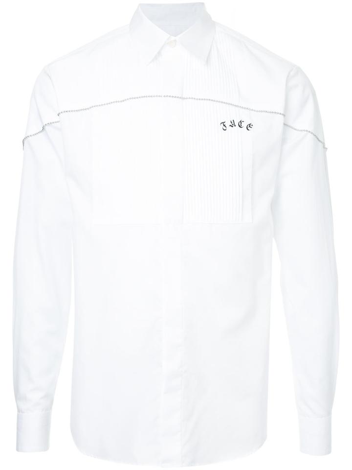 Facetasm Stud Detail Shirt - White