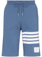 Thom Browne Striped Track Shorts - Blue