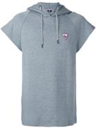 Rossignol - Cyrille Shortsleeved Hoodie - Men - Cotton/polyester - 44, Grey, Cotton/polyester