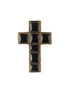 Gucci Brooch With Cross - Black