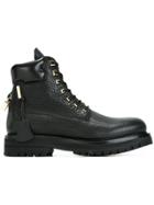 Buscemi Combat Boots - Black