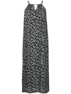 Estnation Flower Print Dress - Black