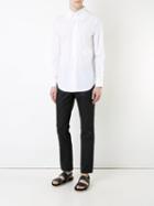 General Idea Collar Detail Shirt, Men's, Size: 48, White, Cotton
