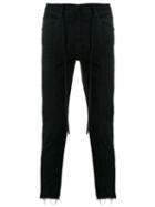 Off-white - Square Detail Cropped Jeans - Men - Cotton/polyester/polyurethane - 33, Black, Cotton/polyester/polyurethane
