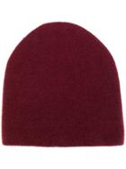 Warm-me Cashmere Beanie Hat - Red