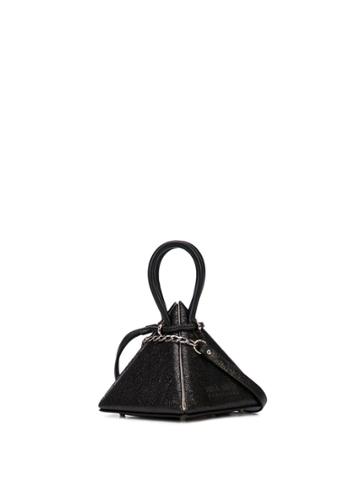 Nita Suri Mini Pyramid Tote - Black