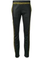 Haider Ackermann Embroidered Slim-fit Trousers - Black