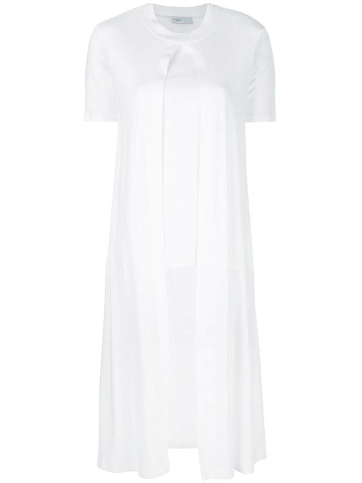 Rosetta Getty Split Front T-shirt - White