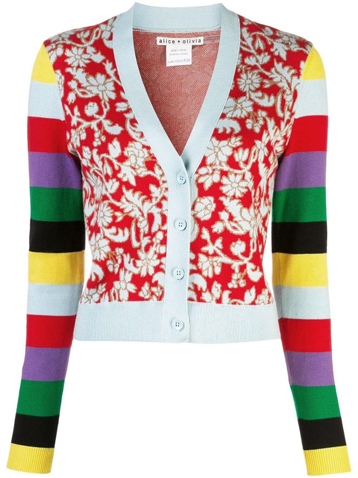 Alice+olivia Minako Longsleeved Cardigan - Red