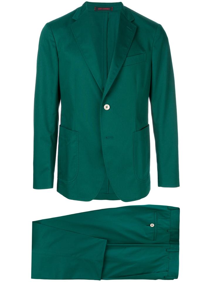The Gigi Relaxed Fit Two Piece Suit - Green