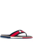 Baldinini Canvas Strap Flip Flops - Blue