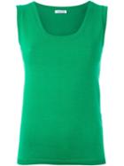 P.a.r.o.s.h. Knit Tank Top, Women's, Size: M, Green, Silk/spandex/elastane