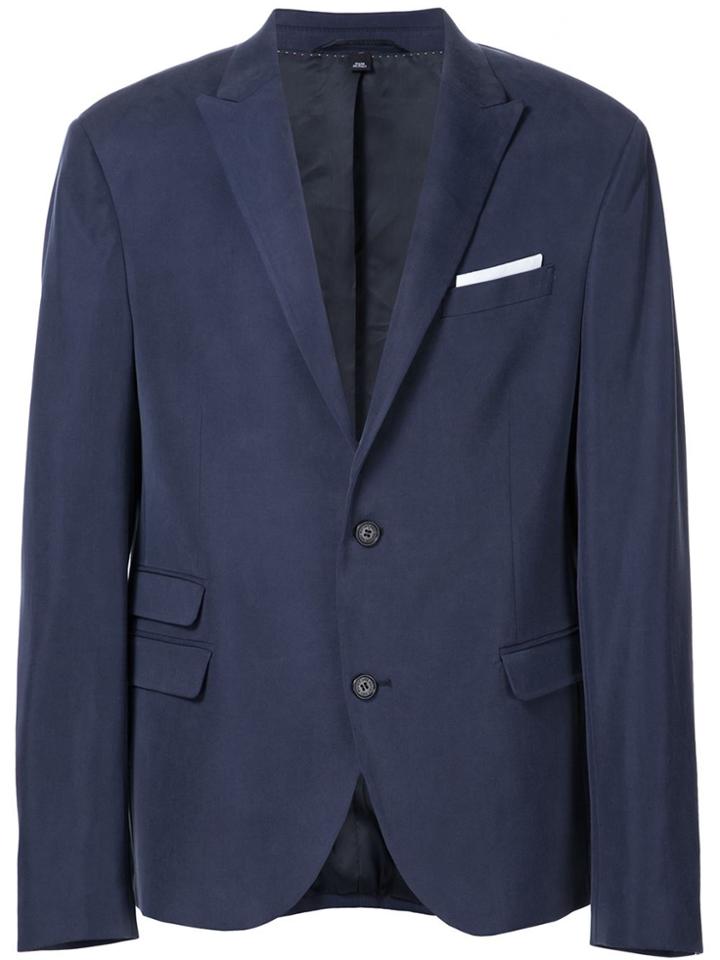 Neil Barrett Buttoned Blazer - Blue