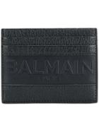 Balmain Embossed Logo Cardholder - Black