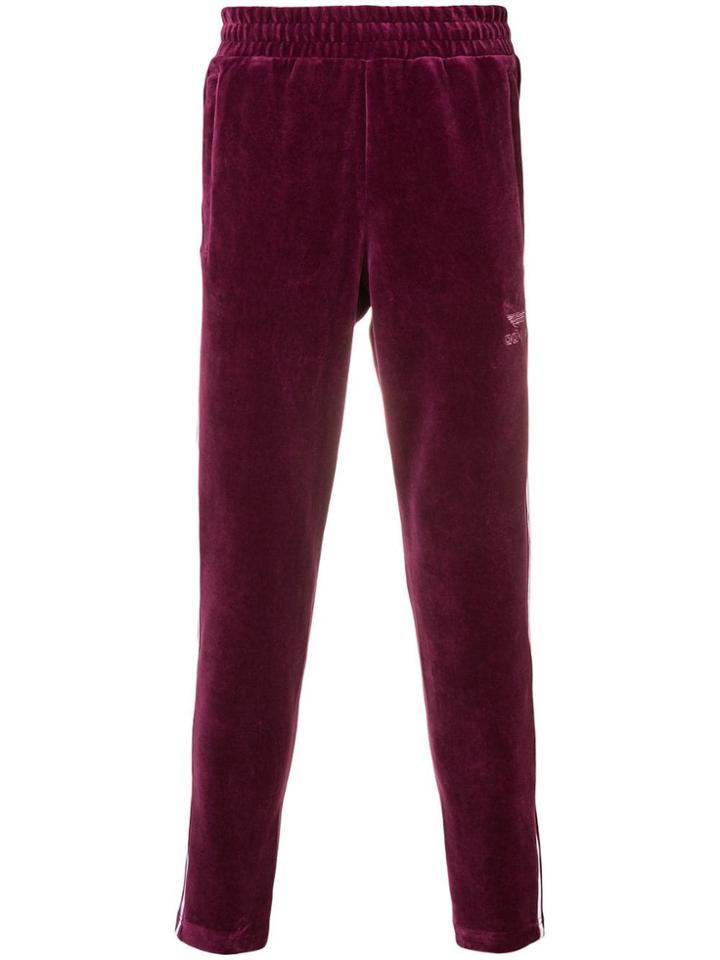 Adidas Velvet Track Pants - Purple